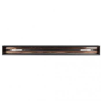 Riel Magnético de Aluminio para Proyectores - 50cm, Color Negro
