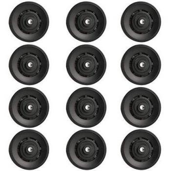 Topfinder 90mm Polea de Rodamiento Universal, 12Pcs Poleas Gimnasio, Rueda Universal para Maquina de Cables y Fitness Equipo, Parte de Puerta de Garaje