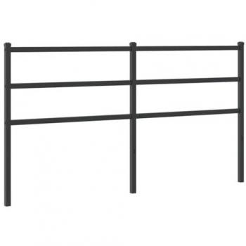 Cabecero de metal negro 160 cm