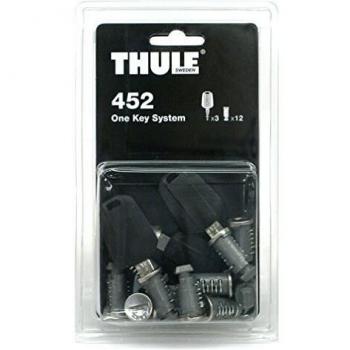 Thule TH452 452 One Key cerraduras uds, 12 BOMBINES/1LLAVE
