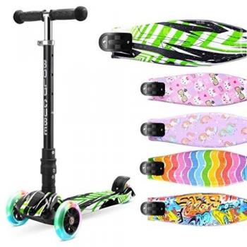 Scooter Grande Plegable de 3 Ruedas - Verde Swift