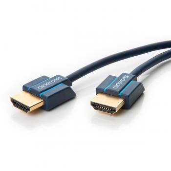 Clicktronic 70701 Casual Ultraslim High Speed HDMI Cable with Ethernet, 0.5m Length