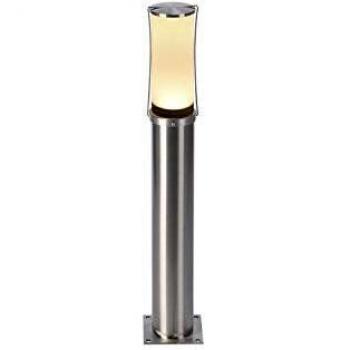 SLV - Lámpara LED para exteriores Big Nails, lámpara de pie para iluminación exterior individual, acero inoxidable, plata, 50 cm