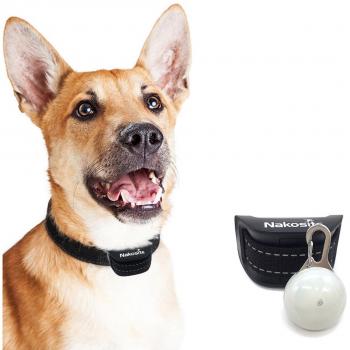 Nakosite PET2433 El Mejor Collar Anti-Ladridos, Collar Frena Ladridos. Ajustable para Perros pequeños, medianos y Grandes