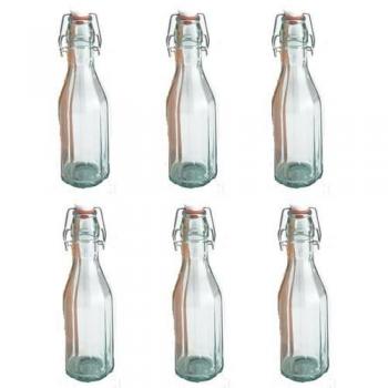 Eddingtons Glassware - Botellas Roma de 250 ml, 6 unidades)