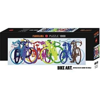 Puzzle Heye Fila Colorida 1000 Piezas - Arte de Bicicletas