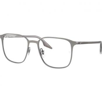Ray-Ban RX6512 2553 Unisex Eyeglasses Gunmetal Frame Size 52 with Blue Light Blocking