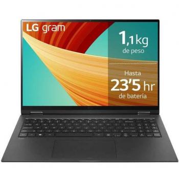 Portátil LG Gram 16ZB90R-G.AA75B de 16 con Intel® Evo™ Core™ i7-1360P, 16GB RAM, 512 GB SSD y Windows 11 Home en color Negro
