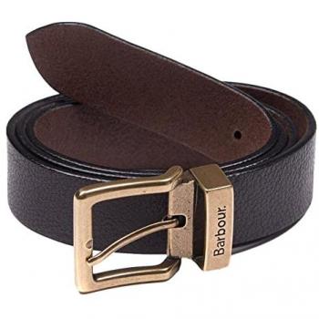 Barbour Men's Brown Leather Belt Blakey MAC0208 Size M