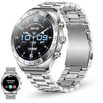 Smartwatch Ksix Elite Metálico 1.43 AMOLED, Autonomía 7 Días, IP67, Modo Deporte y Salud, Llamadas, Plateado