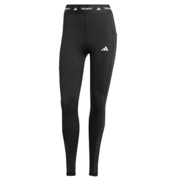 Leggings Adidas Techfit para Mujer con Pockets Ocultas - Largo - Color Negro - Talla XL