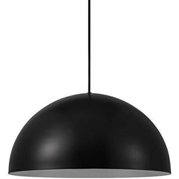 Lámpara colgante Nordlux Ellen 40, pantalla de metal, color negro, E27, diámetro 40 cm