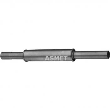 Silenciador central e intermedio ASMET 03.068, diseñado para vehículos, fabricado en acero de alta resistencia, con tecnología de reducción de ruido, compatible con múltiples modelos, fácil instalación y durabilidad garantizada