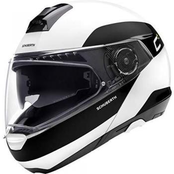 SCHUBERTH C4 Pro Fragment Blanco Modulares Casco De Motocicleta Tamano XS