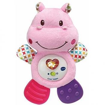Croc'hippo Rosa - Juguete educativo interactivo Vtech Baby con música y texturas para bebés