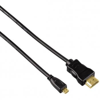 Hama 2m HDMI de alta velocidad por cable tipo A Plug - Tipo D