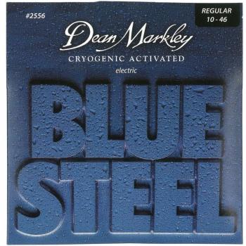 Dean Markley Blue Steel Electric REG 2556 - Juego de cuerdas para guitarra eléctrica de acero, .010 - .046