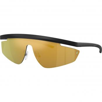 Scuderia Ferrari FZ6001 Col. 504/7P Unisex Sunglasses - Geometrica Nero, Acer Ferrari Square Sunglasses, 65mm - Black/Yellow Solid - Size: One Size
