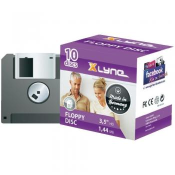 Xlyne Disco 1,44 MB Floppy Disc 10-Pack