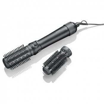 Cepillo Secador Autogiratorio de Aire Caliente Severin WL 0241, 1000 W, Rotación a Izquierda y Derecha, Recubrimiento Cerámico de Queratina, Accesorios Incluidos