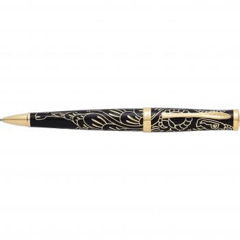 CRUZ Edición Especial Año de la Cabra Laca 23K Oro Bolígrafo - Negro