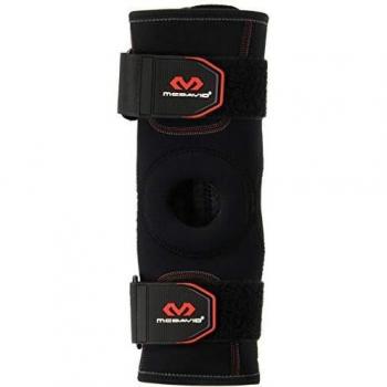 Rodillera McDavid con Soportes y Correas para la Rótula - Color Negro - Talla L