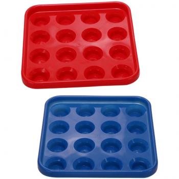 Sharplace 2 Piezas de Bandeja de Bolas de Snooker Accesorios de Mesa de Billar