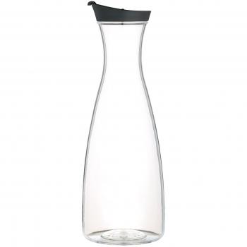 KitchenCraft Jarra de agua de plástico con tapa JUICEJAR, transparente, 1,7 litros
