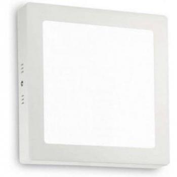 Foco empotrado mediano cuadrado interior 1 luz LED blanco Ideal Lux Universal