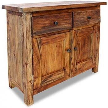 Sideboard Solid Mahogany Wood 75x30x65 cm