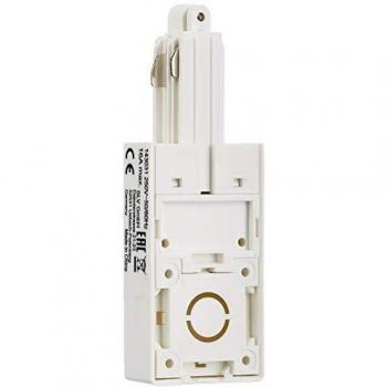 SLV 1-Phase Power Feed for Single-Circuit Track - Earth Left - White