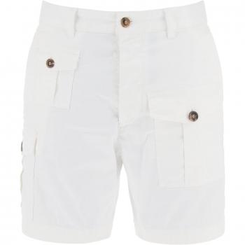 Dsquared2 Men's White Sexy Cargo Bermuda Shorts - Sizes XS to M