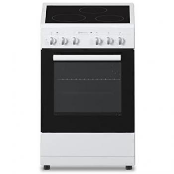 SOLTHERMIC COCINA VTC VITROCERÁMICA 50X50 BLANCA - Cocina eléctrica vitrocerámica con horno incorporado, color blanca, ancho de 50 cm, 3 fuegos, horno con grill