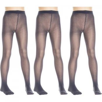 Pack de 3 panties opacos de 40 deniers para niña