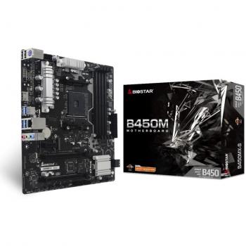 Biostar B450MX-S Motherboard AMD B450 Socket AM4 Micro ATX