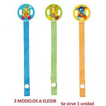 Cadena Portachupete con Cinta Naranja Saro Monstruitos