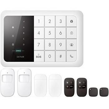 Denver HSA-120 Alarma para el hogar, Negro, Color Blanco
