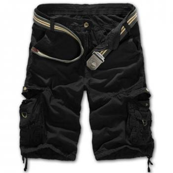 Mochoose Hombre Verano Camuflaje Casual Algodón Twill Cargo Shorts Multi Pockets Pantalones de Desgaste al Aire Llibre
