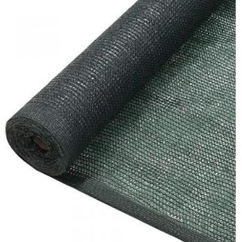 vidaXL Red de Privacidad HDPE 1x25m Verde Malla de Ocultación Terraza Jardín