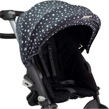 Cubre Capota de Algodón Elástico Jyoko para Silla de Coche Stokke Xplory y Crusi - Compatible con modelos Stokke Xplory y Crusi, fabricado en algodón elástico, diseño Winter