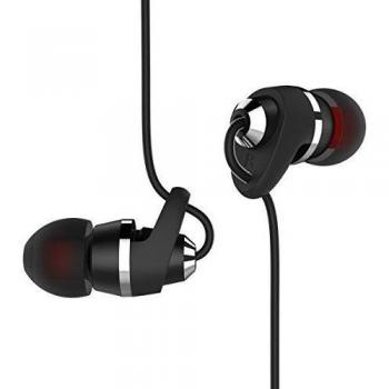 Honstek X1 en la oreja los auriculares / cascos / auriculares con control remoto, micrófono, estéreo bajo y reducción de ruido para iOS, Android y dispositivos de Windows