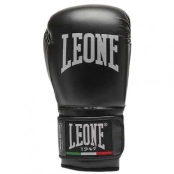 Guantes de Boxeo Leone1947 Thunder de Cuero Artificial Negros 10 Oz Unisex