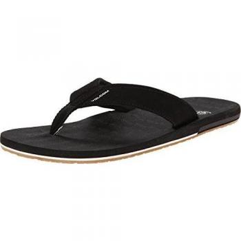 Volcom New School SNDL Zehentrenner, Chanclas para Hombre, Negro, 43 EU