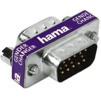 Hama - Adapter/Gender Changer, 15-Pin HDD Male Plug - 15-Pin HDD Male Plug, Male/Male, 15-Pin, 15-Pin