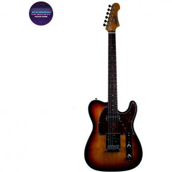 JET JT-350 Sunburst Electric Guitar with Rosewood Fretboard