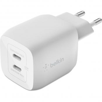 Belkin 30W USB-C PD PPS Dual Port GaN Wall Charger White