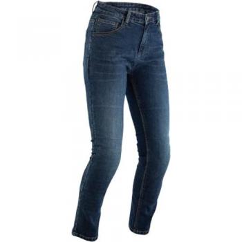 RST Pantalones de Moto para Mujer X Tapered SL Azul Mate - Pantalones textiles de motocicleta - Talla 2XL