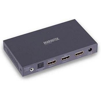 Extractor de Audio HDMI Marmitek Connect AE24 UHD 2.0 4K60 (HDMI, Toslink, RCA Estéreo)
