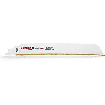 Lenox Tools 210979110GR Gold Power Arc Reciprocating Saw Blade, for Thick Metal Cutting, 229mm, 10 TPI, 5-Pack, 9