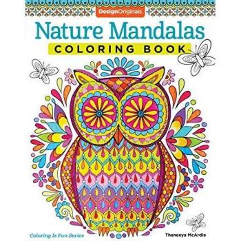 Nature Mandalas Coloring Book